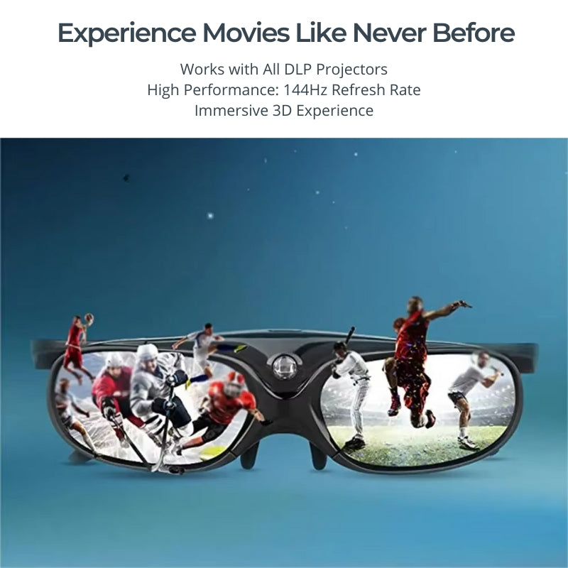 Vision Beam™ DLP-Link 3D Glasses x2 – VionB