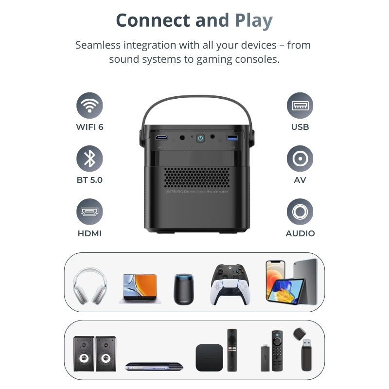 Vision Beam™ Max – Portable Cinema Experience