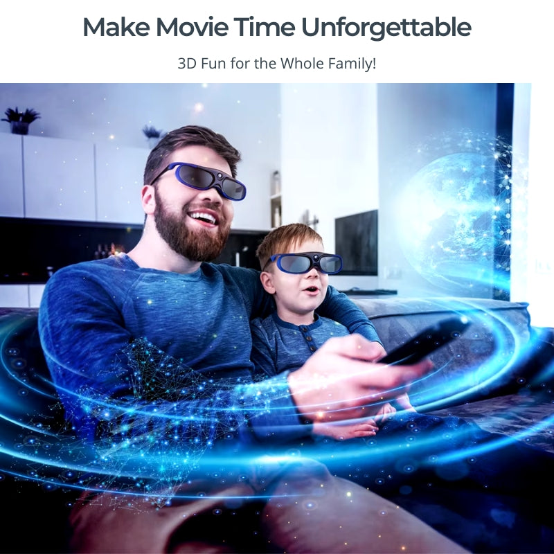 Vision Beam™ DLP-Link 3D Glasses x2 – VionB